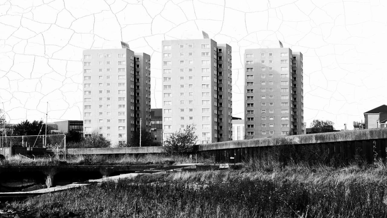 Three tower blocks in Thurrock